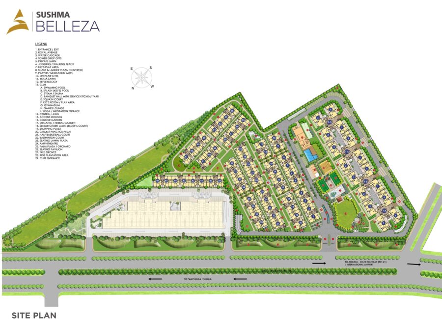 Sushma Belleza site plan