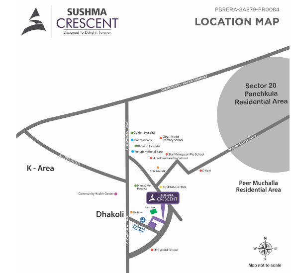 SUSHMA Crescent location