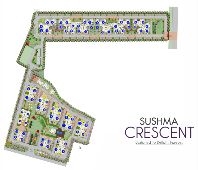 SUSHMA Crescent master map