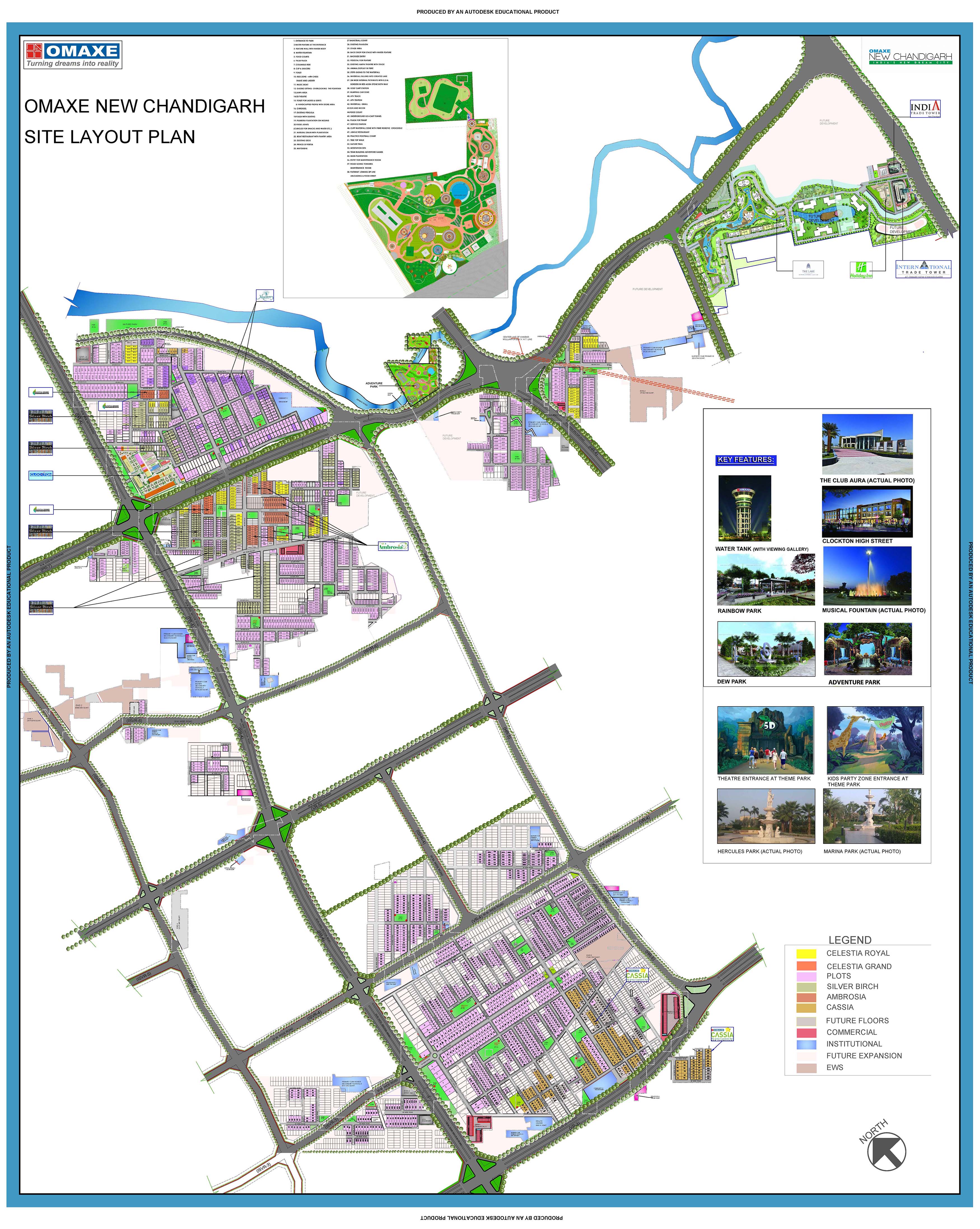 Omaxe Casia site plan