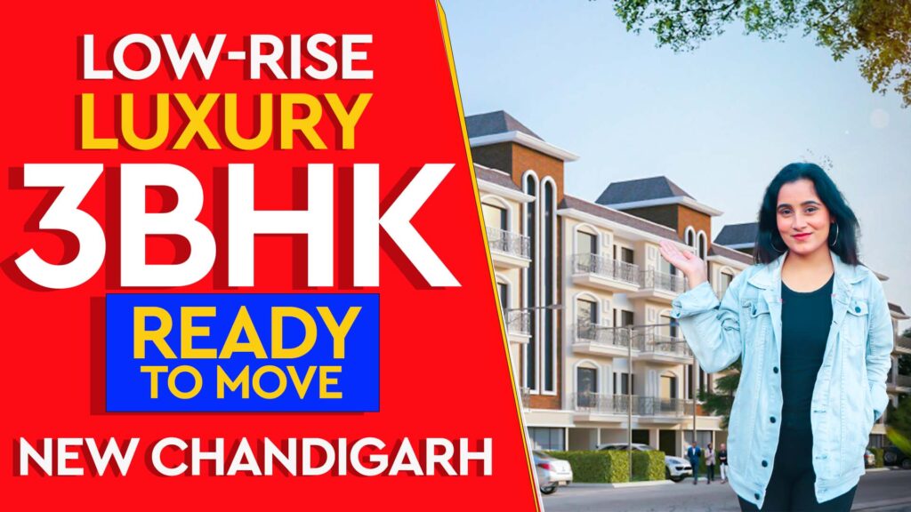 (S+4) 1675 Sq. Ft. 3BHK In New Chandigarh (Palm Residency By Red Brick)